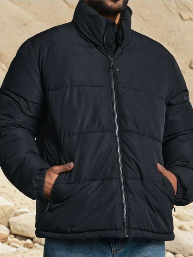 Kurtka puffer - czarny