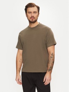 Jack & Jones T-Shirt Urban Edge 12254412 Khaki Loose Fit