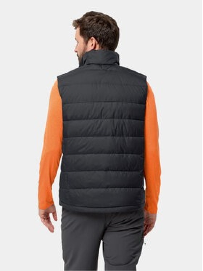 Jack Wolfskin Kamizelka Ather Down Vest 1207691 Czarny Regular Fit