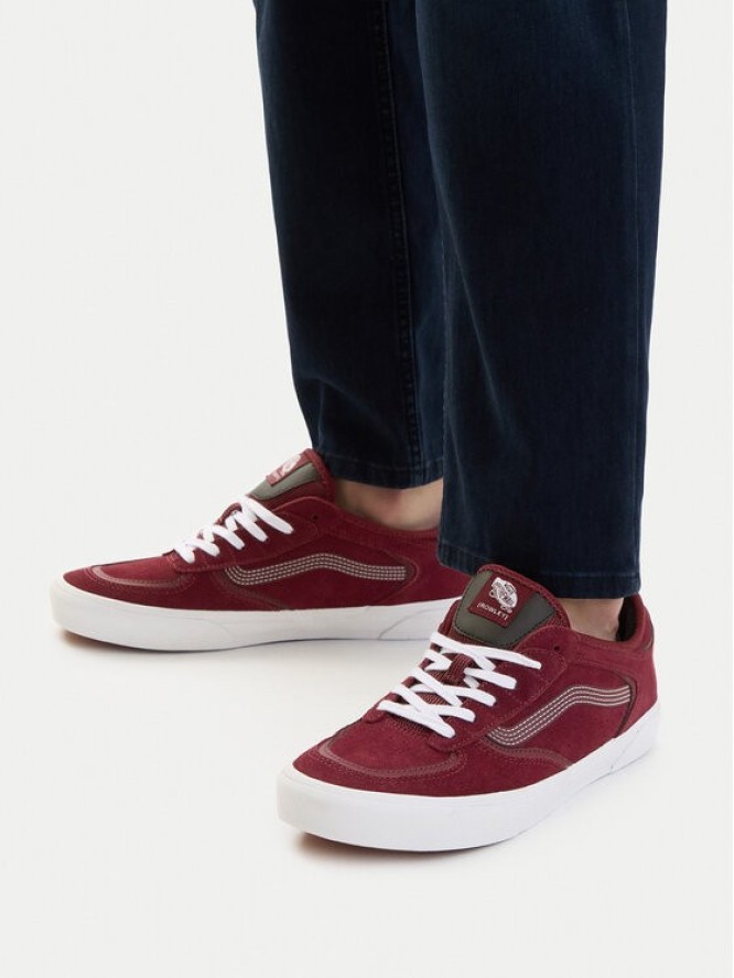 Vans Sneakersy Rowley Classic VN000SF44QU1 Bordowy