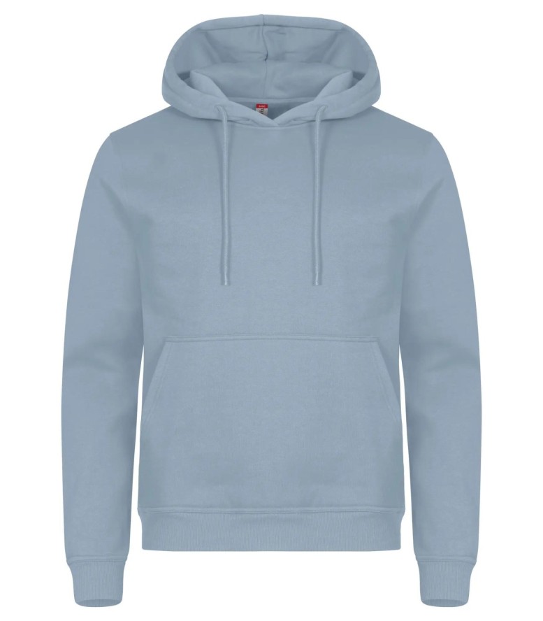 clique Bluza z kapturem Miami z bawełny i poliestru z recyklingu – Soft Blue