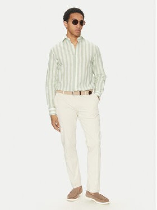 Marciano Guess Spodnie materiałowe 5GHB26 2322Z Écru Regular Fit