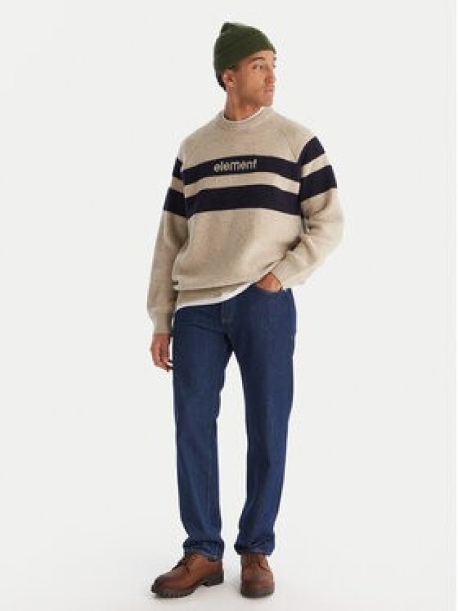 Element Sweter 2000s RIB CR ELYSW00128 Beżowy Regular Fit