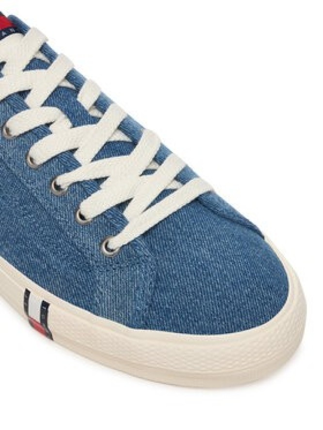Tommy Jeans Tenisówki Archive Y2K Lace Up Denim EM0EM01751 Niebieski