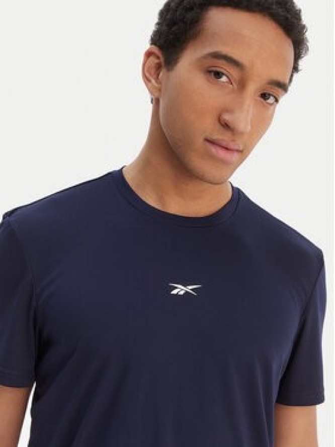 Reebok T-Shirt RK25602CCM Granatowy Regular Fit