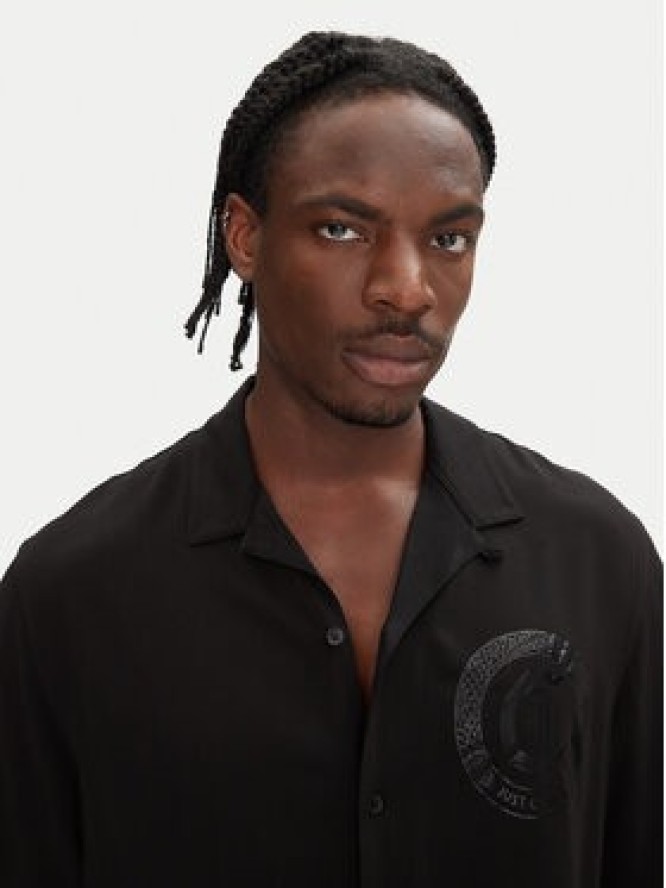 Just Cavalli Koszula 78OALY04 Czarny Regular Fit