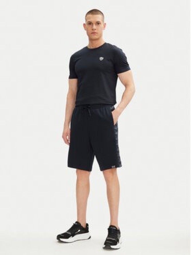 EA7 Emporio Armani Szorty sportowe 7M000217 AF12660 UB102 Granatowy Regular Fit