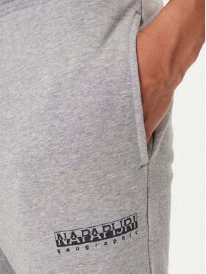 Napapijri Spodnie dresowe M-Gori Wint NP0A88UH Szary Relaxed Fit