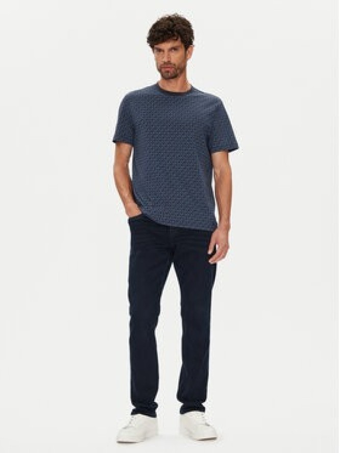 Michael Kors T-Shirt CS5529A5KS Granatowy Regular Fit