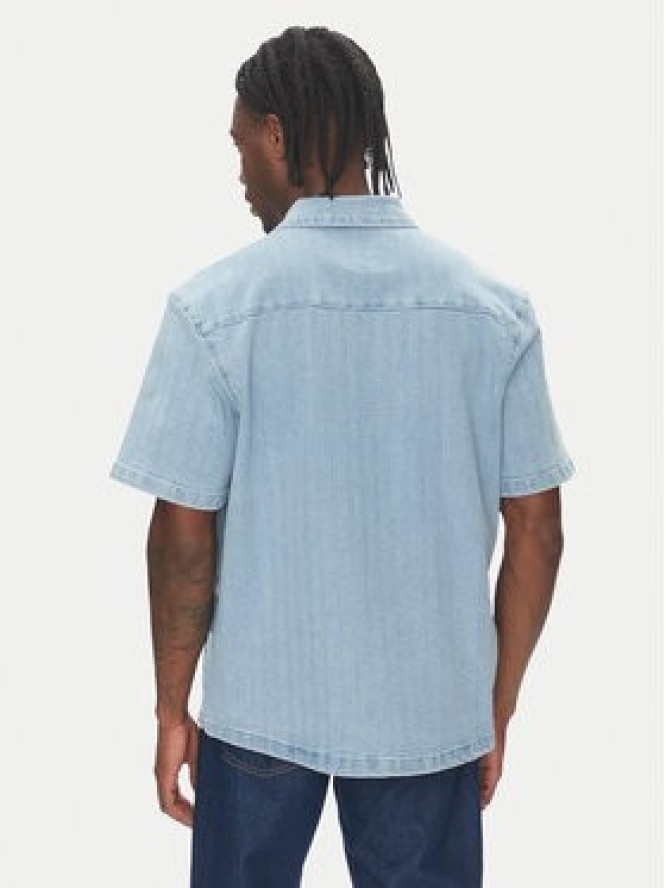 Mustang Koszula jeansowa Phoenix 1016653 Niebieski Boxy Fit