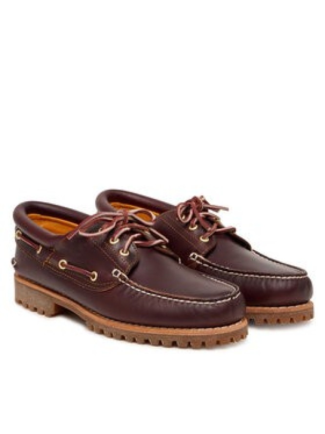 Timberland Mokasyny Authentics Boat 3 Eye Classic TB0500096481 Brązowy