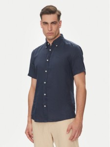 BOSS Koszula H-Roan 50539352 Granatowy Slim Fit