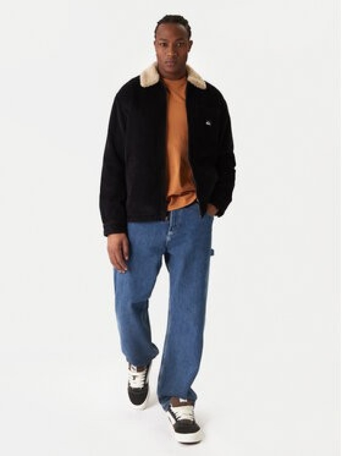 Quiksilver Kurtka przejściowa Dna Sherpa Harrington EQYJK04201 Czarny Regular Fit