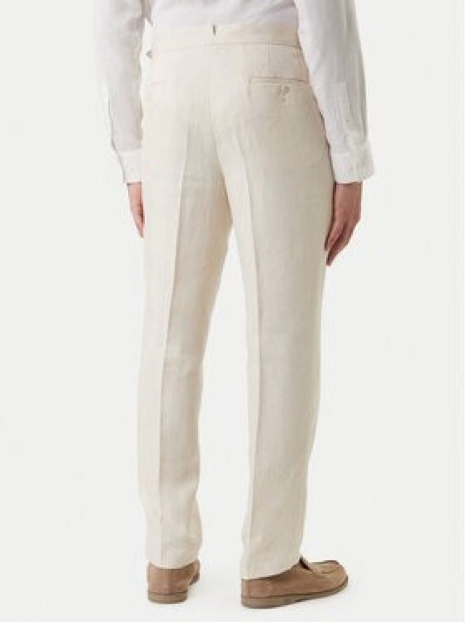BOSS Spodnie materiałowe H-Perino 50563231 Beżowy Relaxed Fit