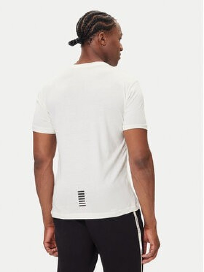 EA7 Emporio Armani T-Shirt 8NPT25 PJVPZ U1105 Beżowy Regular Fit