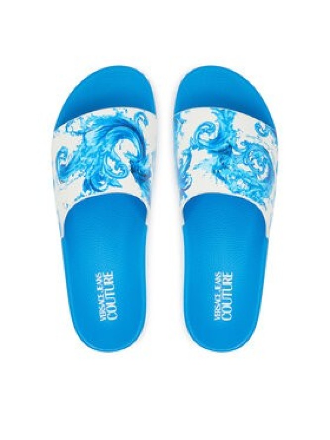 Versace Jeans Couture Klapki 80YA3SQ4 ZS365 R75 Niebieski