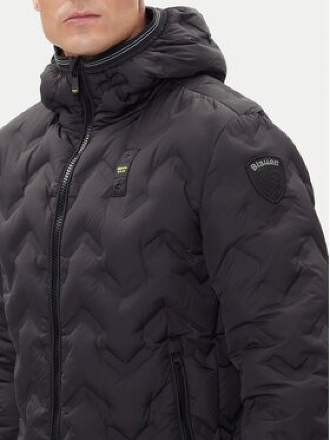 Blauer Kurtka puchowa 25WBLUC03233 Czarny Regular Fit