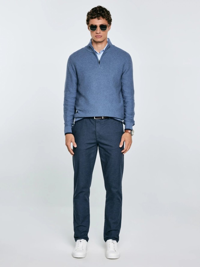 Sneakersy męskie ze skóry ekologicznej białe NN174282 101