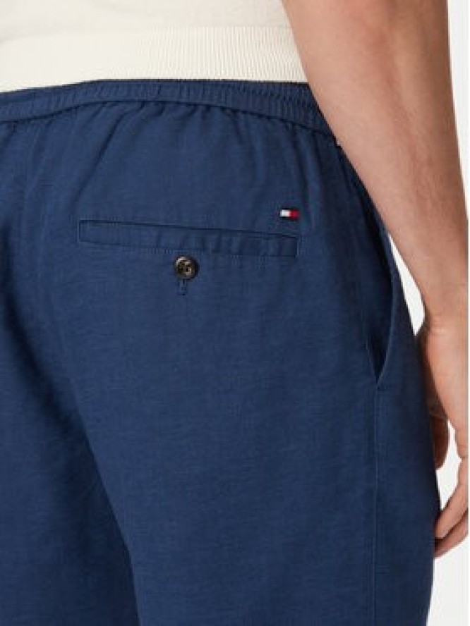 Tommy Hilfiger Szorty materiałowe Dover MW0MW44357 Niebieski Regular Fit
