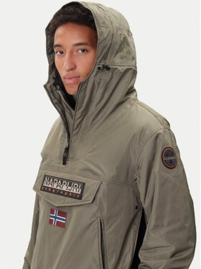 Napapijri Kurtka anorak Rainforest Next NP0A4IB9 Khaki Regular Fit