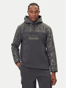 EA7 Emporio Armani Bluza 7M001131 AF16549 U8117 Szary Regular Fit