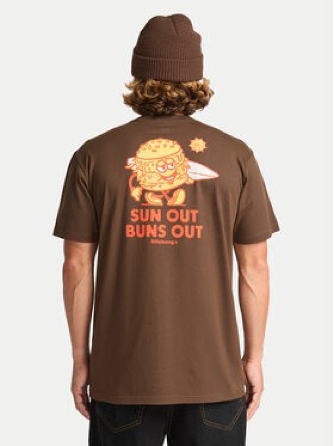 Billabong T-Shirt Gimmicks EBYZT00363 Brązowy Regular Fit