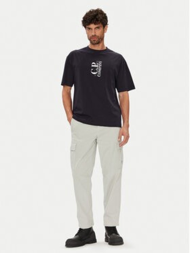 C.P. Company T-Shirt 19CMTS092A005100W Granatowy Regular Fit
