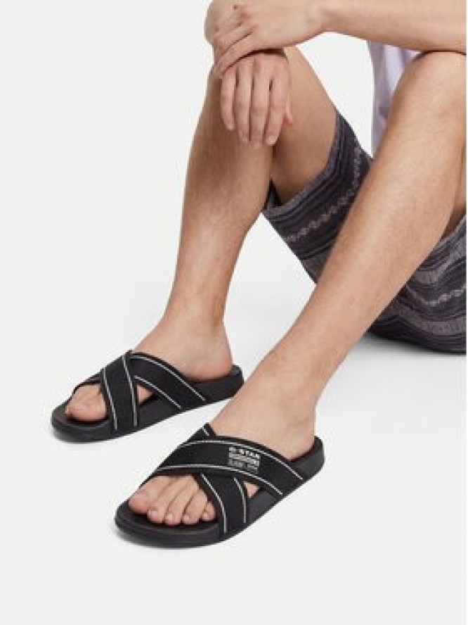 G-Star Raw Klapki CEO-SS26-3C042 Czarny