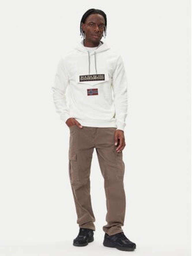 Napapijri Bluza Burgee Wint 4 NP0A892T Beżowy Regular Fit