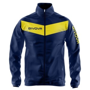 Kurtka sportowa Givova Rain Blue-giallo Blue