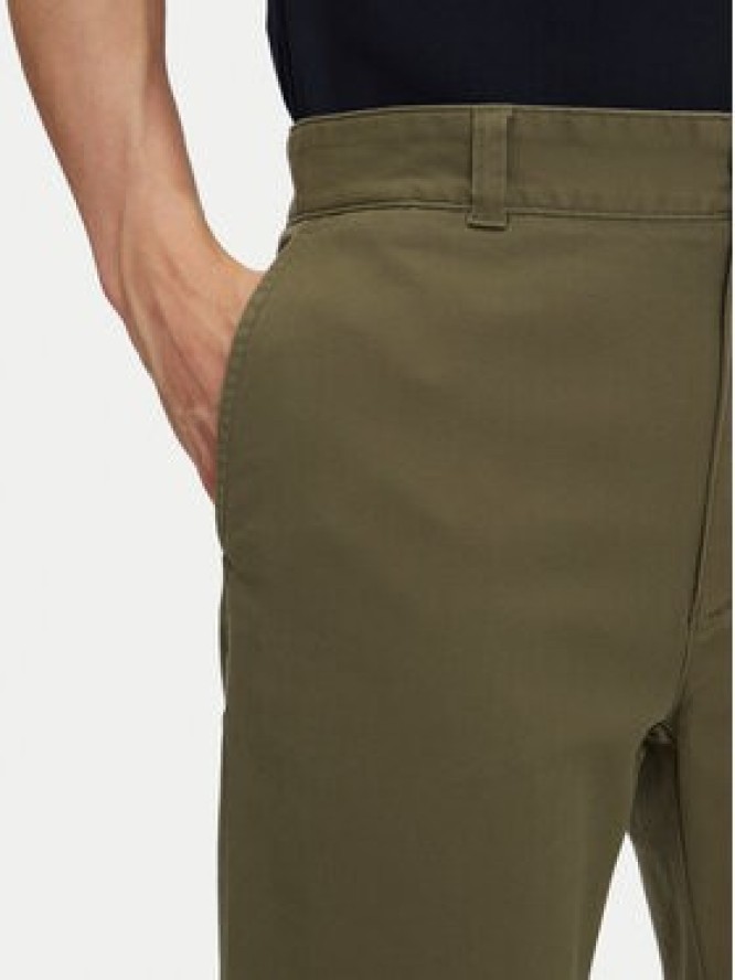 HUGO Szorty materiałowe Dante242 50510605 Zielony Regular Fit