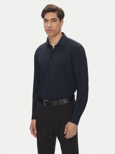 BOSS Koszula P-Hank 50539398 Granatowy Slim Fit