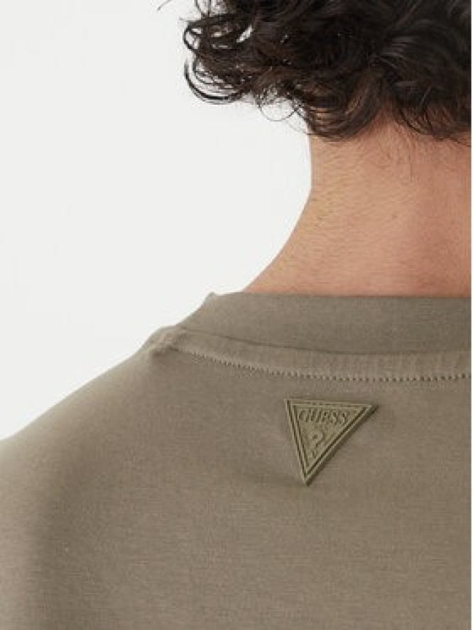 Guess T-Shirt Z2YI11 J1314 Khaki Regular Fit