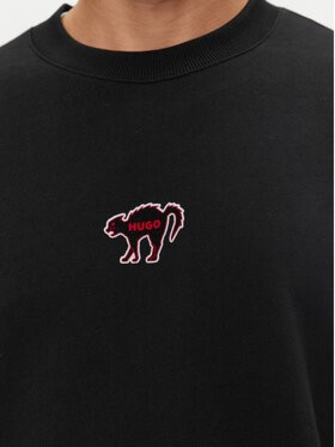 Hugo Bluza Duberries 50518981 Czarny Relaxed Fit