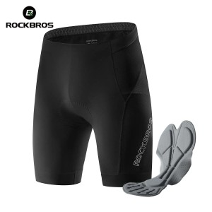 Spodenki rowerowe z wkładką 3D i kieszeniami bocznymi ROCKBROS