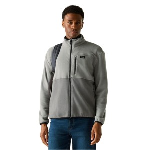 Bluza Polarowa Męska Blok Kolorystyczny Pełen Suwak Frankie