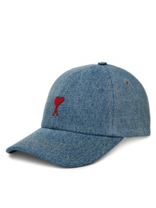 AMI Paris Czapka z daszkiem UCP116.DE0046 Niebieski