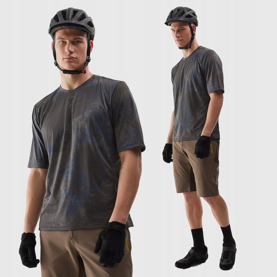 KOSZULKA SPORTOWA 4F ROWEROWA SZYBKOSCHNĄCA MĘSKA T-SHIRT TFTSM791