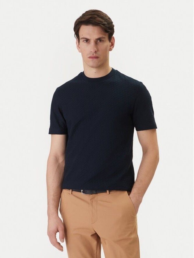 BOSS T-Shirt H-Thompson 228 50557395 Granatowy Regular Fit