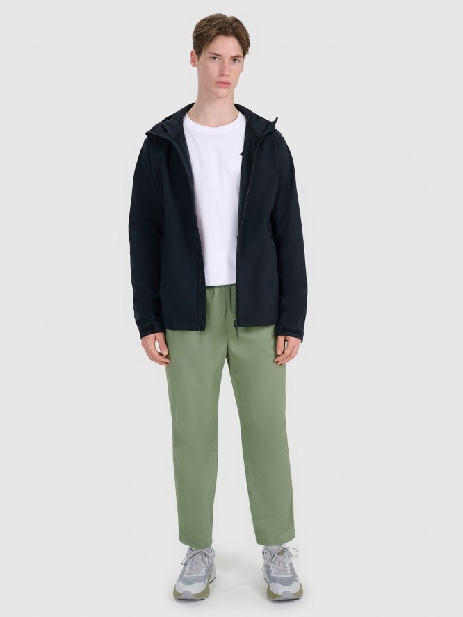 4F Kurtka softshell wiatroodporna membrana 5000 męska - czarna XL