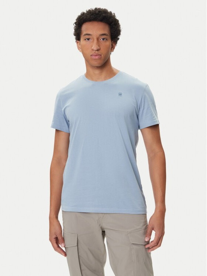 G-Star Raw T-Shirt Base-S D16411-336 Błękitny Regular Fit