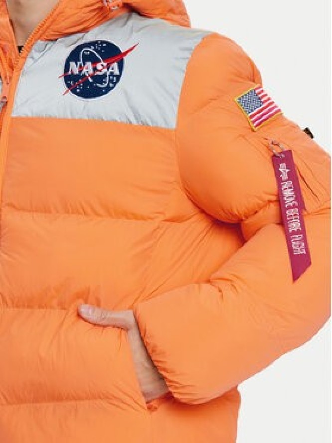 Alpha Industries Kurtka zimowa 148135 Pomarańczowy Regular Fit