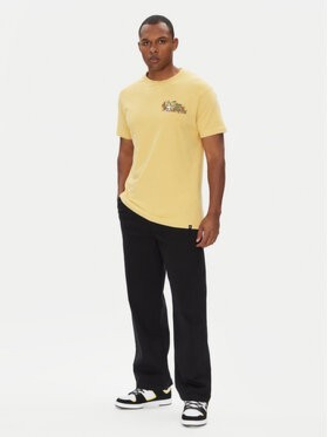 DC Shoes T-Shirt ADYZT05460 Żółty Regular Fit