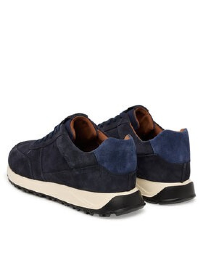 Clarks Sneakersy Radwell Tie 26186565 Granatowy
