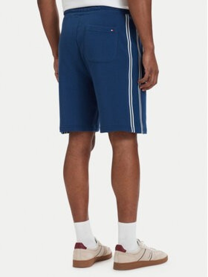 Tommy Hilfiger Szorty sportowe Crest Embroidery MW0MW42878 Niebieski Relaxed Fit
