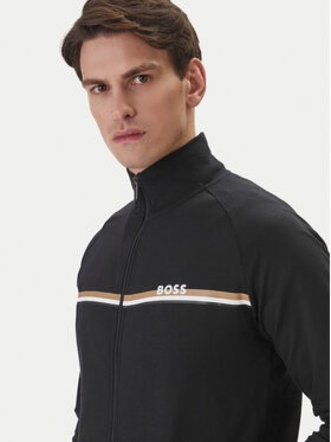 BOSS Bluza Authentic 50554779 Czarny Regular Fit