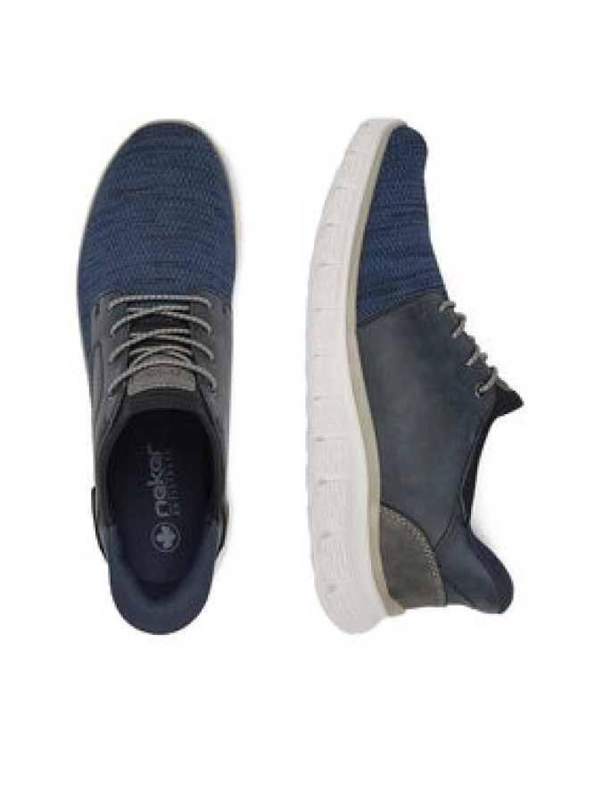 Rieker Sneakersy B6658-14 Granatowy