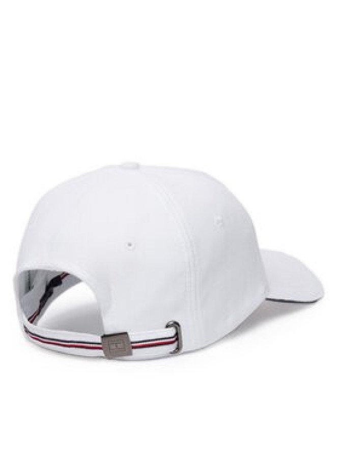 Tommy Hilfiger Czapka z daszkiem Corp Flannel AM0AM13164 Biały
