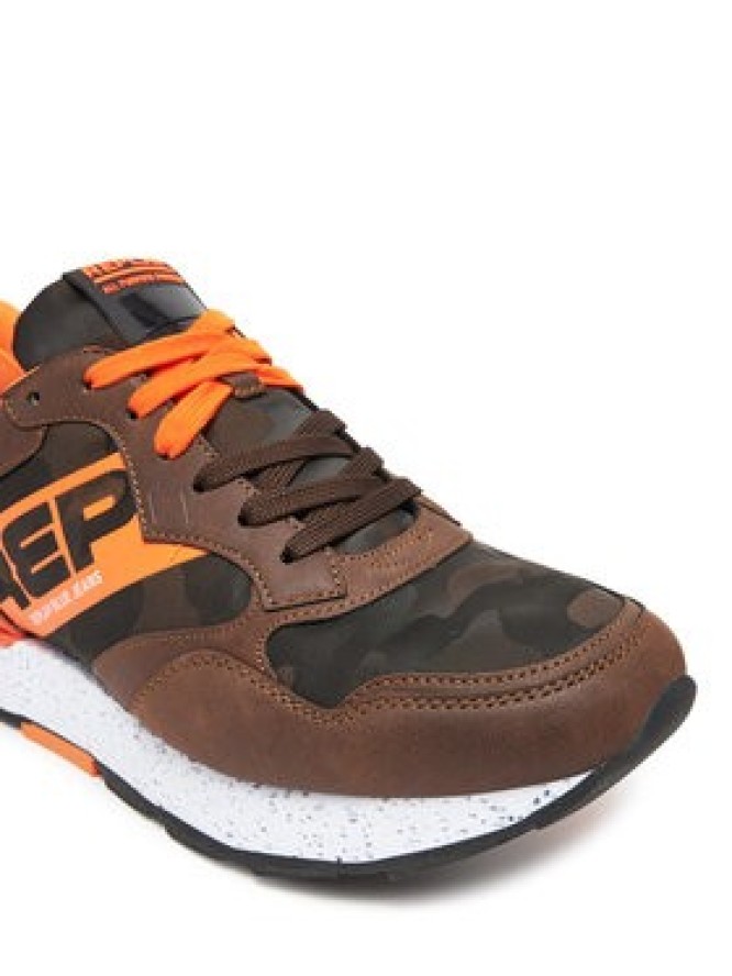 REPLAY Sneakersy GMS68 .000.C0096T Brązowy