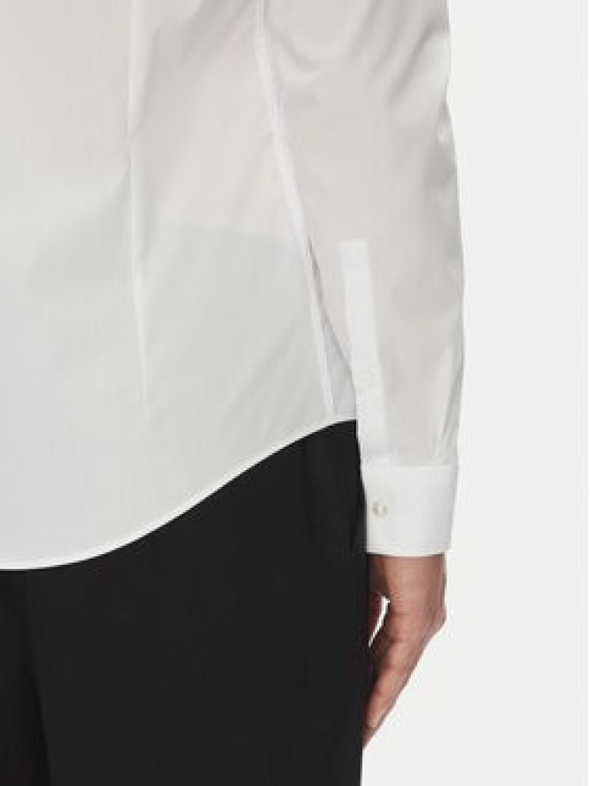 Calvin Klein Koszula Essential LV019EU030 Biały Slim Fit